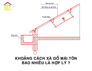 Cách tính toán khoảng cách xà gồ cho mái nhà công nghiệp?