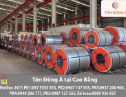Bảng báo giá tôn Đông Á tại Cao Bằng