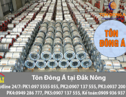 Bảng báo giá tôn Đông Á tại Đắk Nông