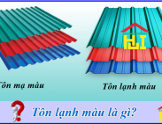 Tôn lạnh và tôn mạ màu có ưu nhược điểm gì?