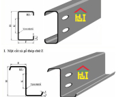 Xà gồ thép C và xà gồ thép Z khác nhau ra sao?