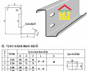 Thông số, quy cách, bảng giá xà gồ z đen