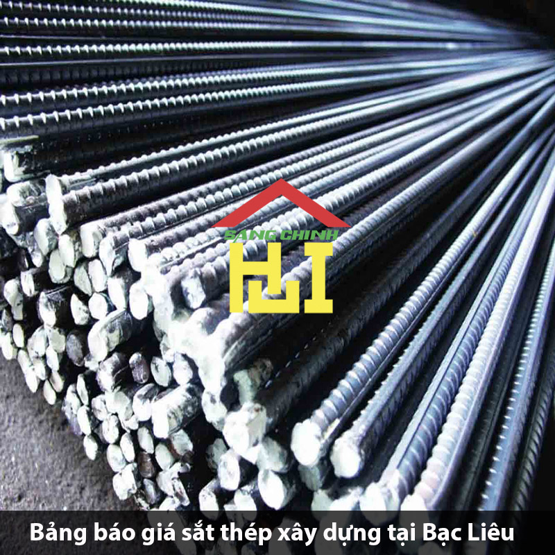 Bảng báo giá sắt thép xây dựng tại Bạc Liêu