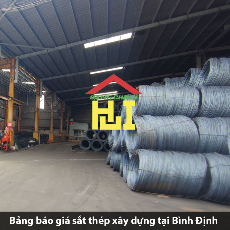 Bảng báo giá sắt thép xây dựng tại Bình Định