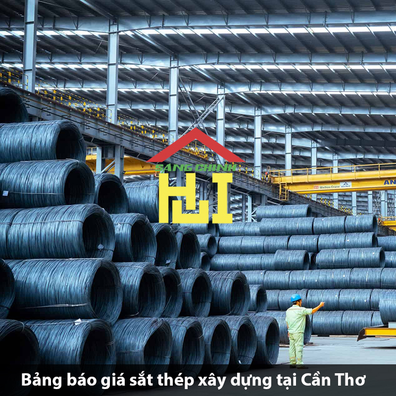Bảng báo giá sắt thép xây dựng tại Cần Thơ