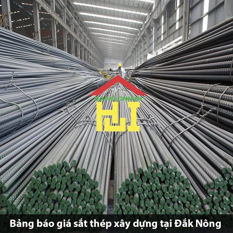 Bảng báo giá sắt thép xây dựng tại Đắk Nông