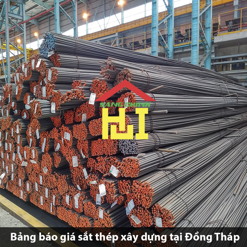Bảng báo giá sắt thép xây dựng tại Đồng Tháp