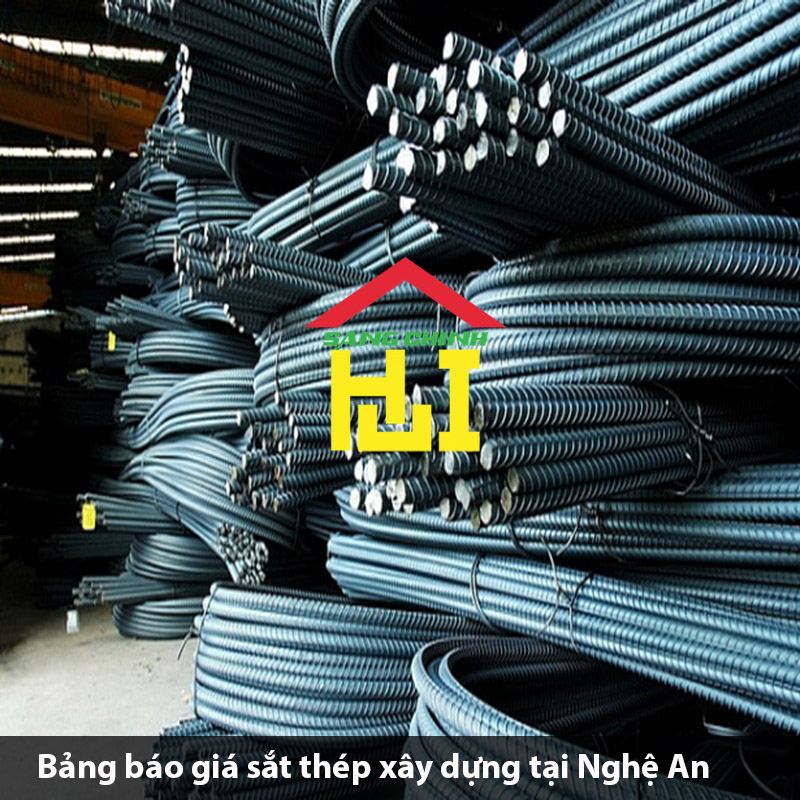 Bảng báo giá sắt thép xây dựng tại Nghệ An