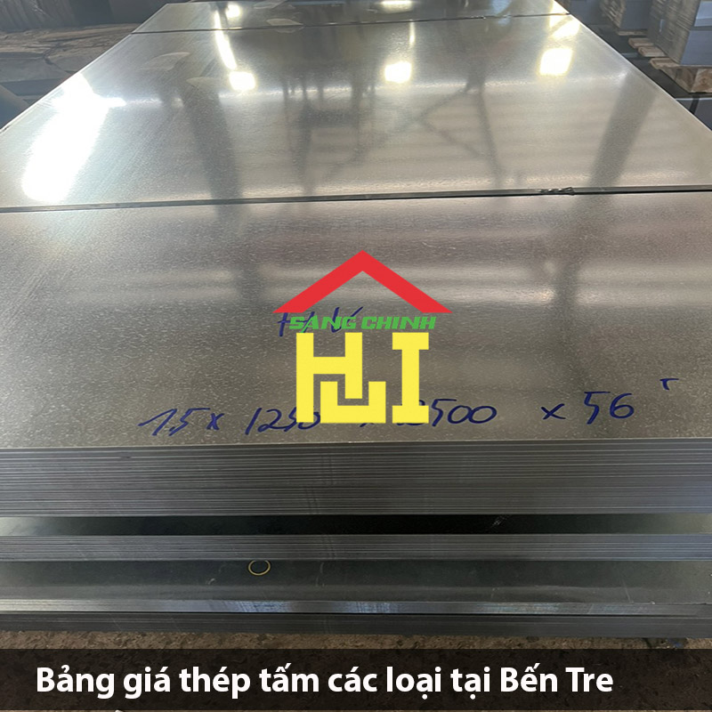 Bảng giá thép tấm các loại tại Bến Tre