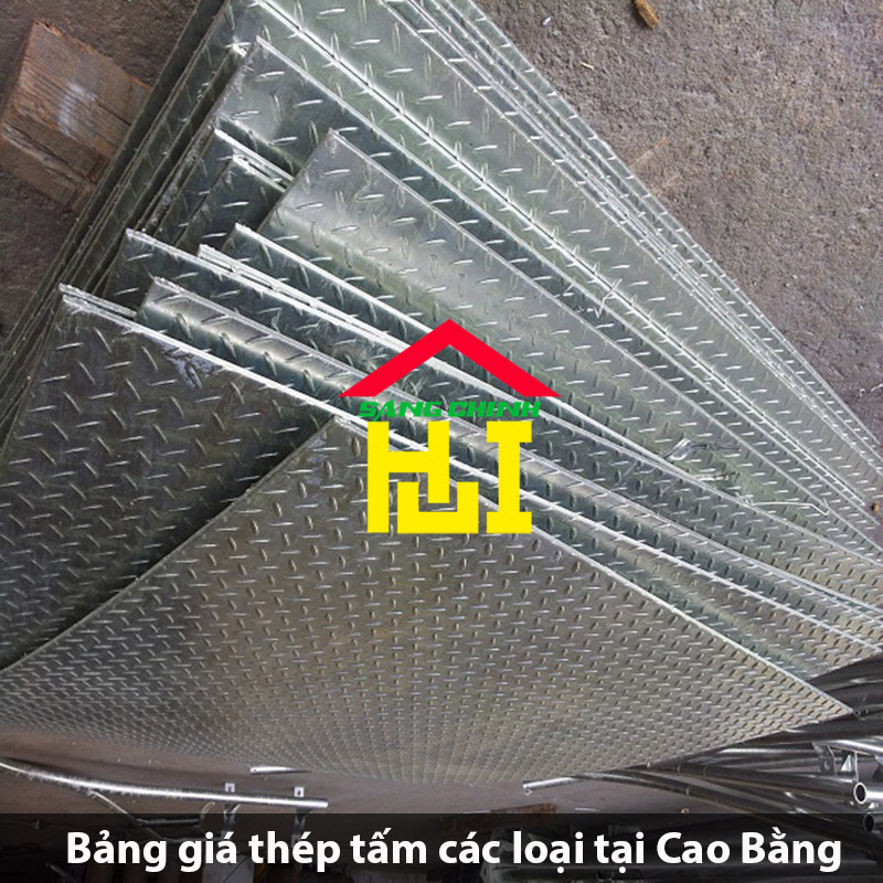 Bảng giá thép tấm các loại tại Cao Bằng
