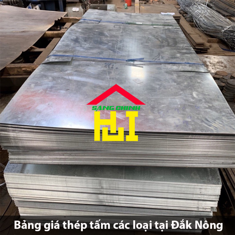 Bảng giá thép tấm các loại tại Đắk Nông