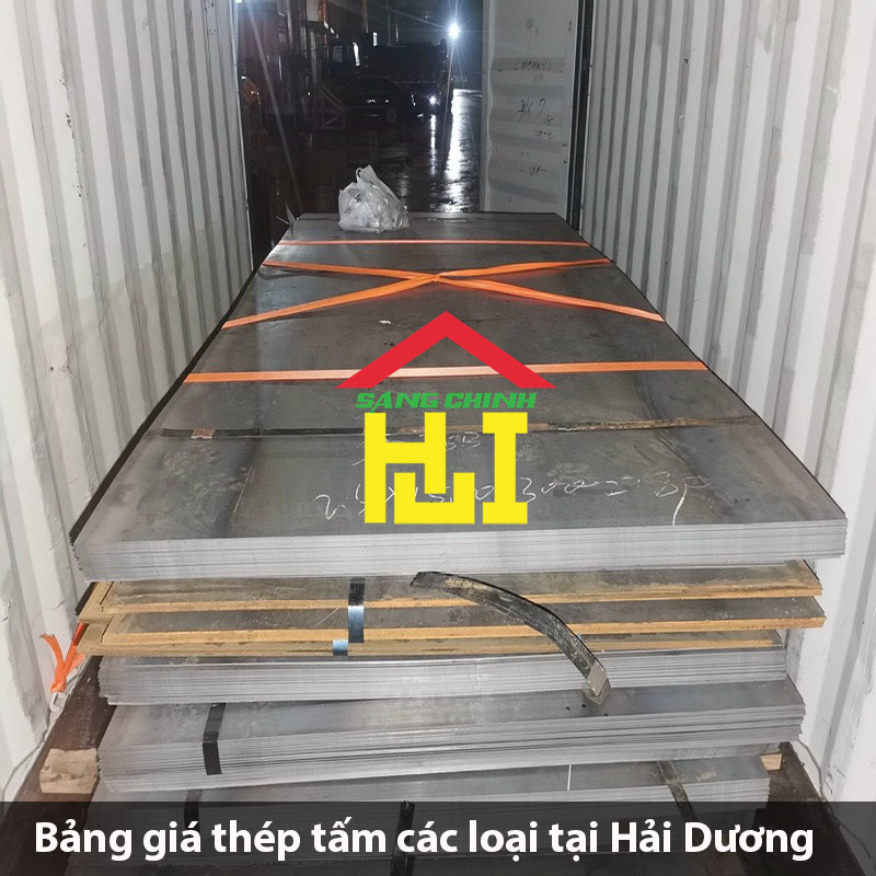 Bảng giá thép tấm các loại tại Hải Dương