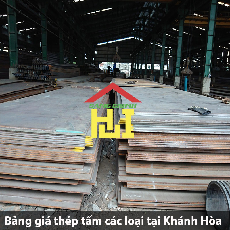 Bảng giá thép tấm các loại tại Khánh Hòa