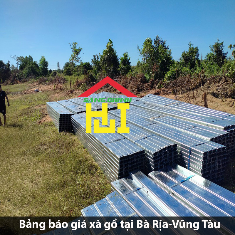Bảng báo giá xà gồ tại Bà Rịa-Vũng Tàu