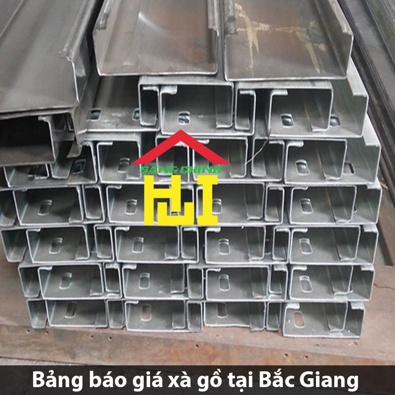 Bảng báo giá xà gồ tại Bắc Giang