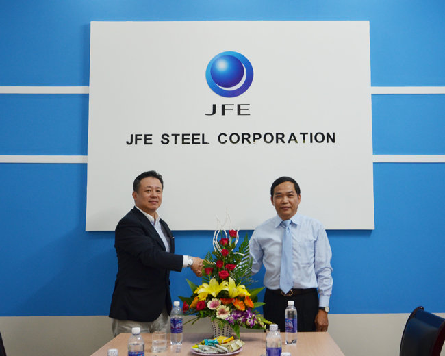 JFE Steel có quan hệ hợp tác với Việt Nam không?