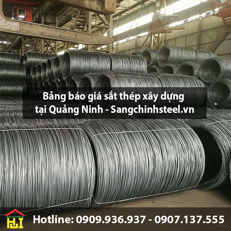 Bảng báo giá sắt thép xây dựng tại Quảng Ninh