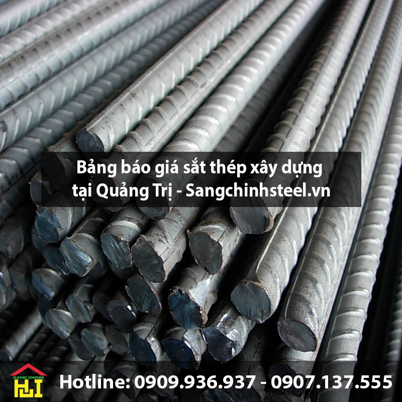 Bảng báo giá sắt thép xây dựng tại Quảng Trị