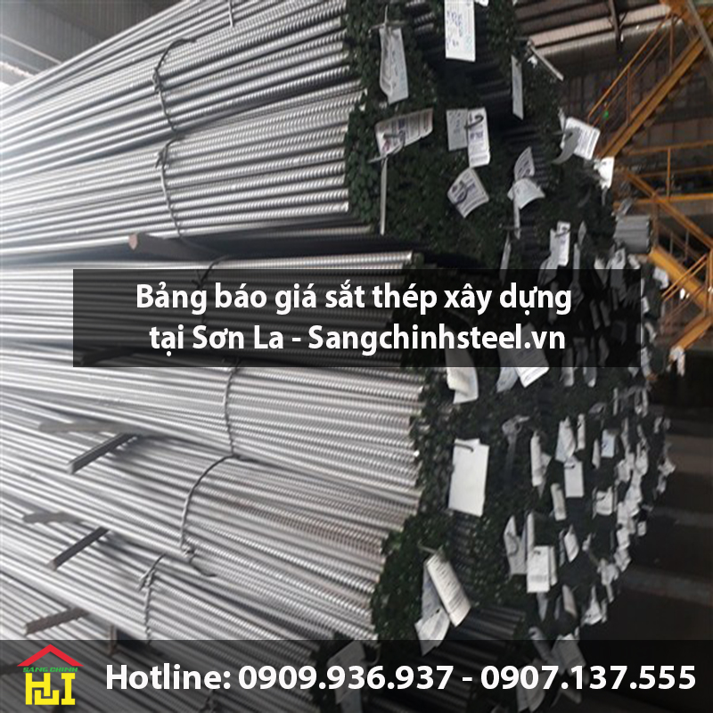 Bảng báo giá sắt thép xây dựng tại Sơn La