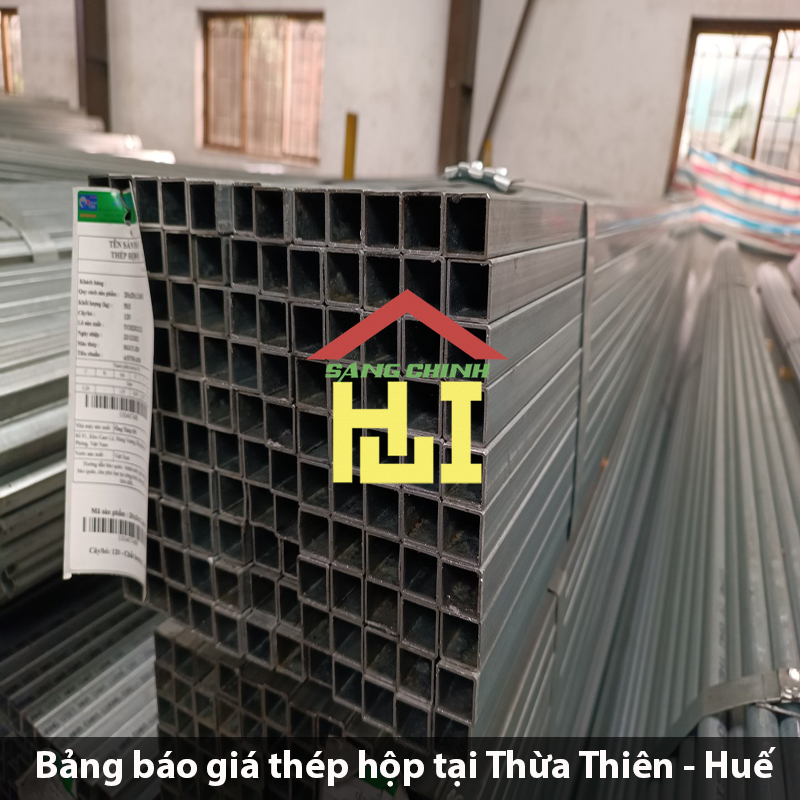 Bảng báo giá thép hộp tại Thừa Thiên - Huế