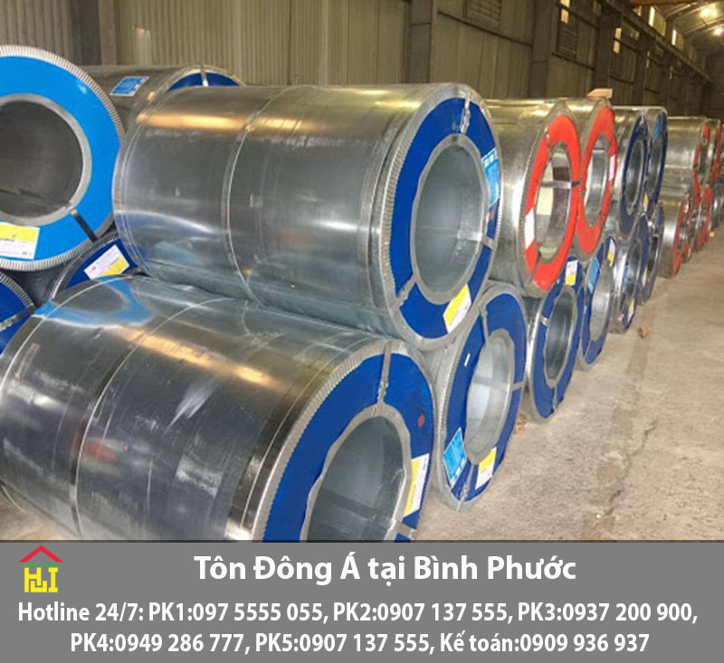 Bảng báo giá tôn Đông Á tại Bình Phước