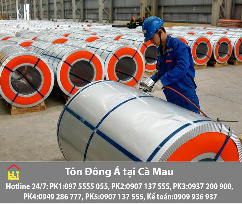 Bảng báo giá tôn Đông Á tại Cà Mau