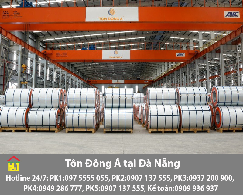 Bảng báo giá tôn Đông Á tại Đà Nẵng