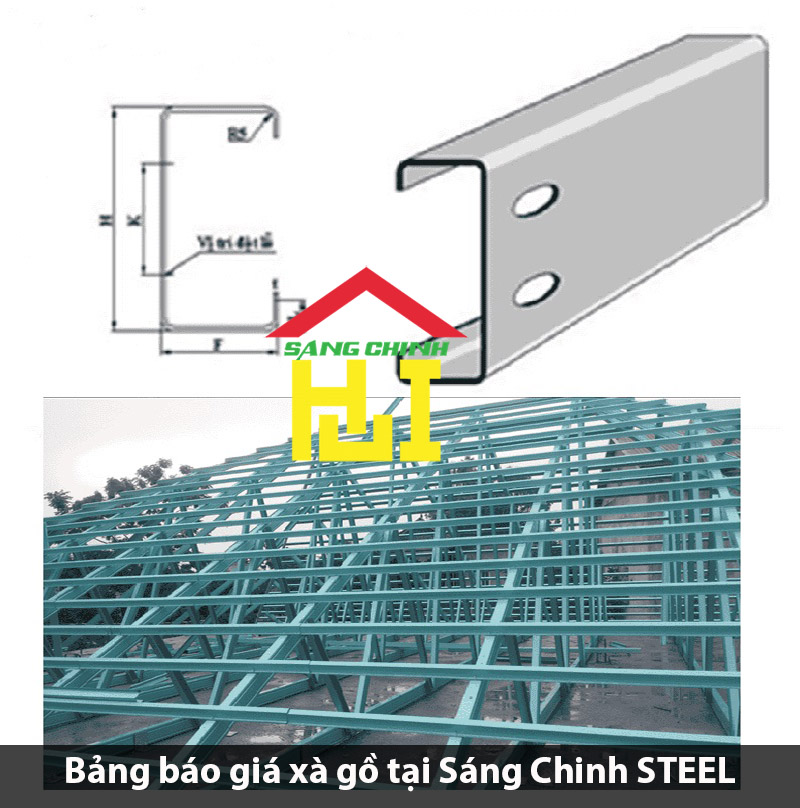 Xà gồ C, Z: Bảng giá cập nhật hôm nay