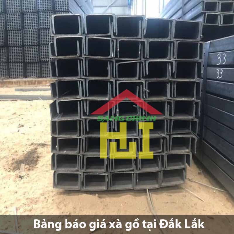 Bảng báo giá xà gồ tại Đắk Lắk