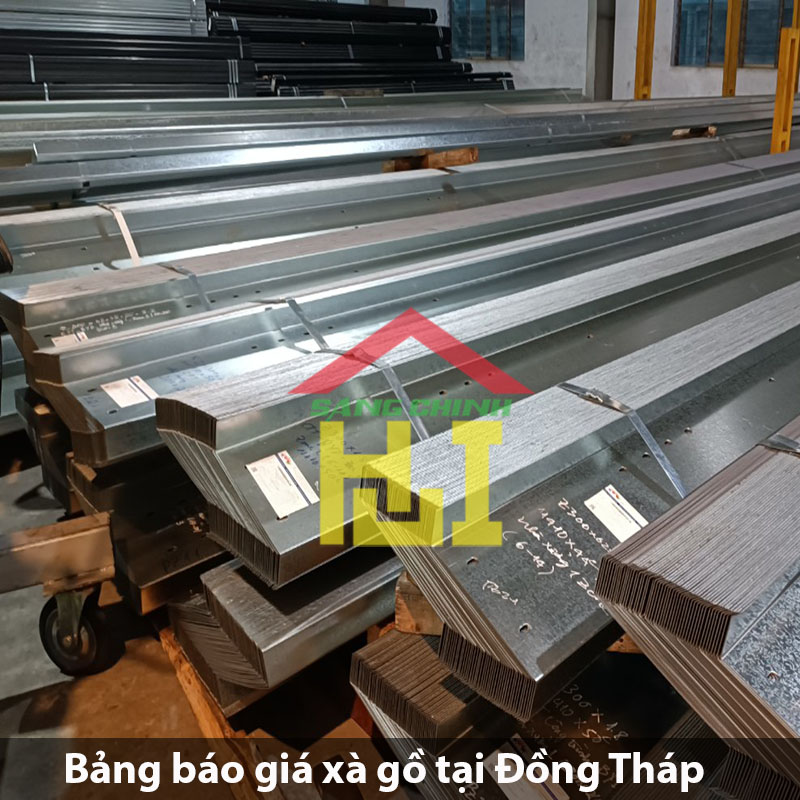 Bảng báo giá xà gồ tại Đồng Tháp