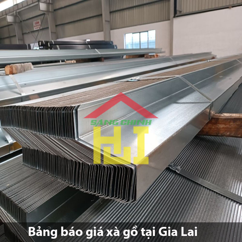 Bảng báo giá xà gồ tại Gia Lai