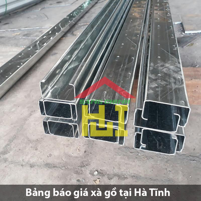 Bảng báo giá xà gồ tại Hà Tĩnh