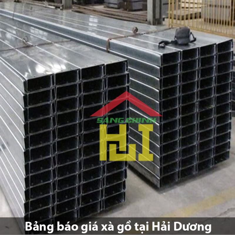 Bảng báo giá xà gồ tại Hải Dương