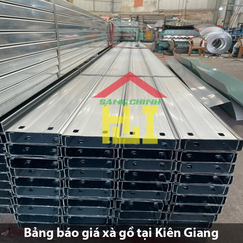 Bảng báo giá xà gồ tại Kiên Giang