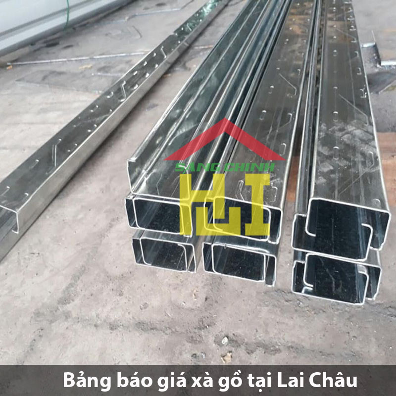 Bảng báo giá xà gồ tại Lai Châu