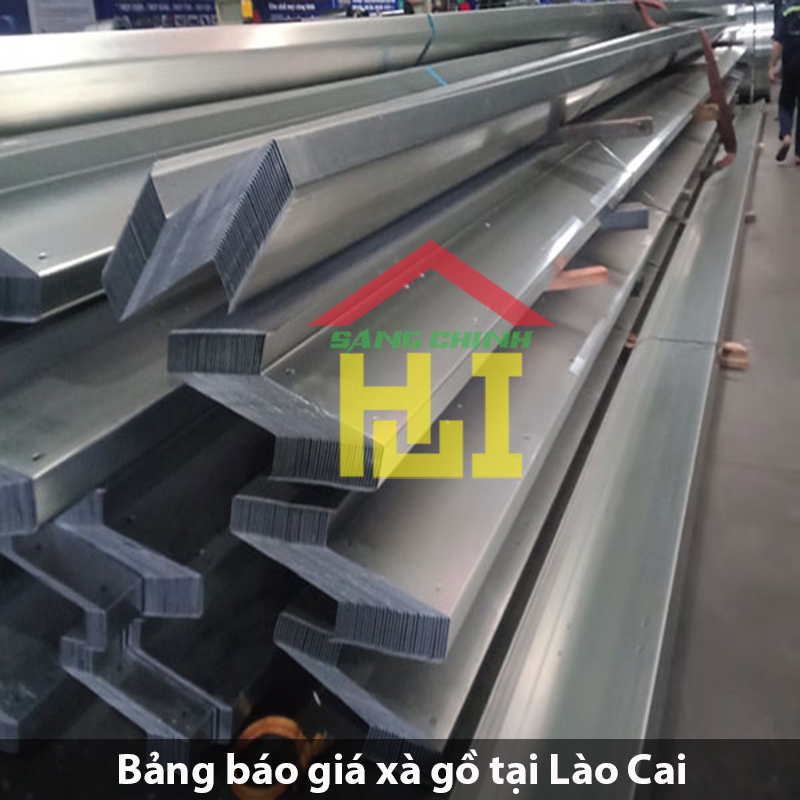 Bảng báo giá xà gồ tại Lào Cai
