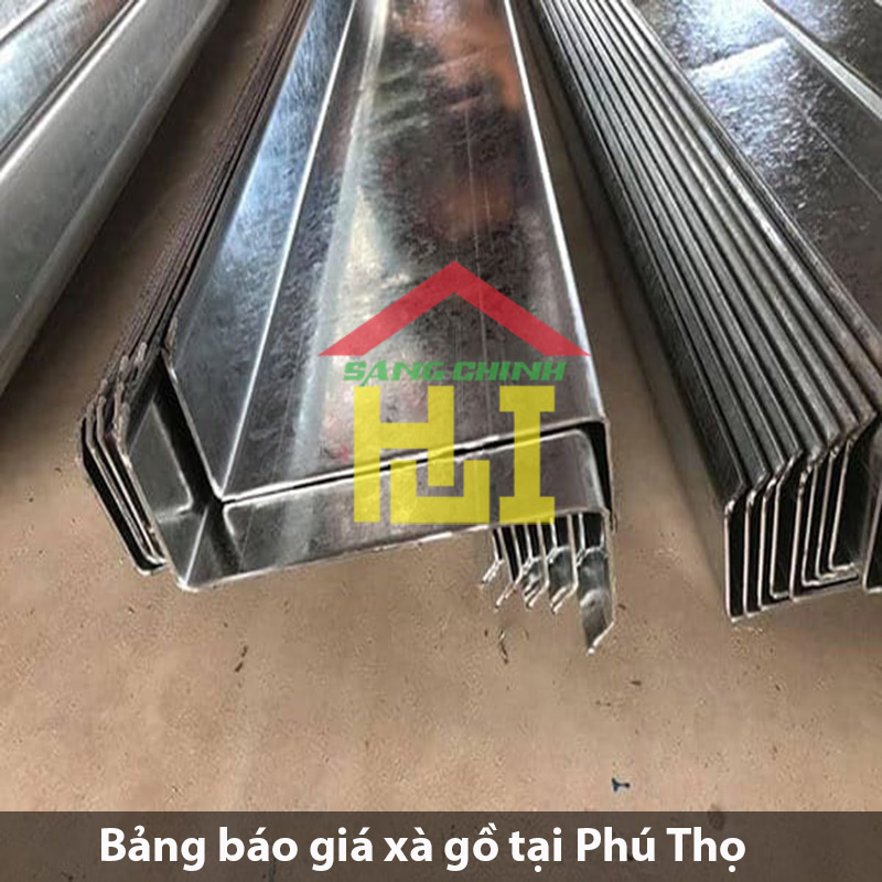 Bảng báo giá xà gồ tại Phú Thọ