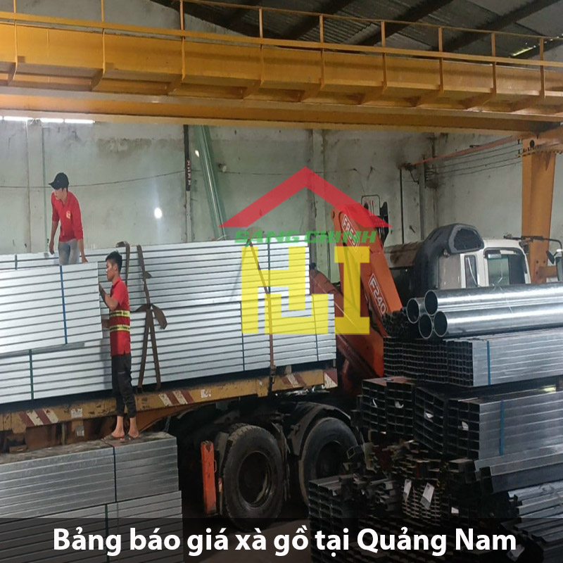 Bảng báo giá xà gồ tại Quảng Nam