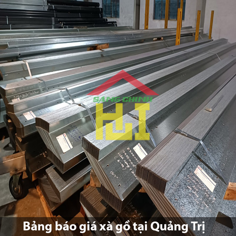 Bảng báo giá xà gồ tại Quảng Trị