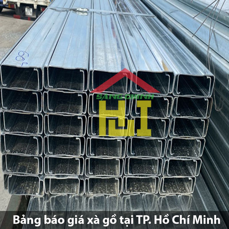 Bảng báo giá xà gồ tại TP. Hồ Chí Minh