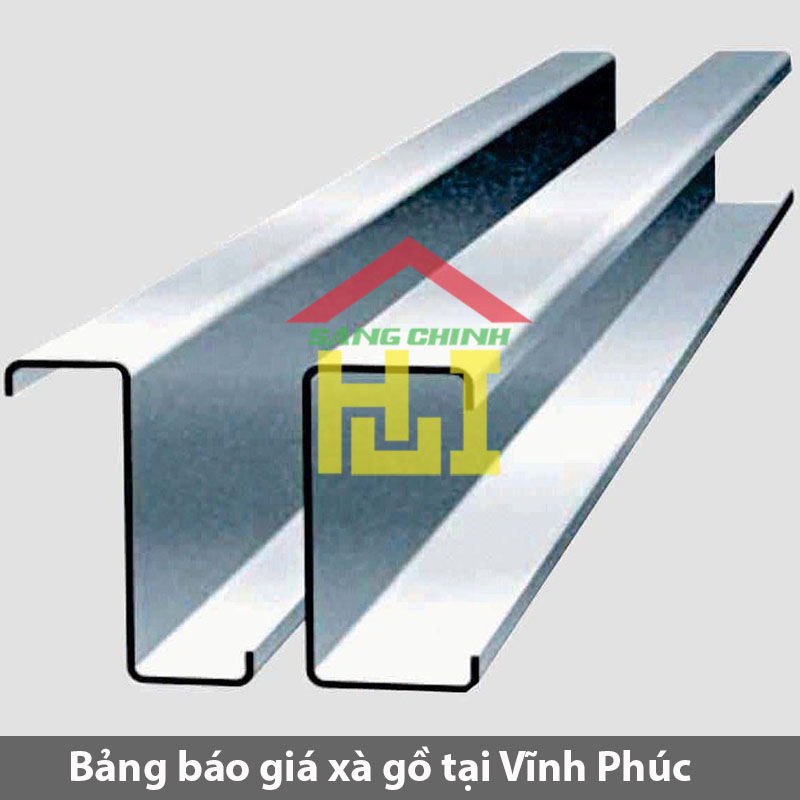 Bảng báo giá xà gồ tại Vĩnh Phúc