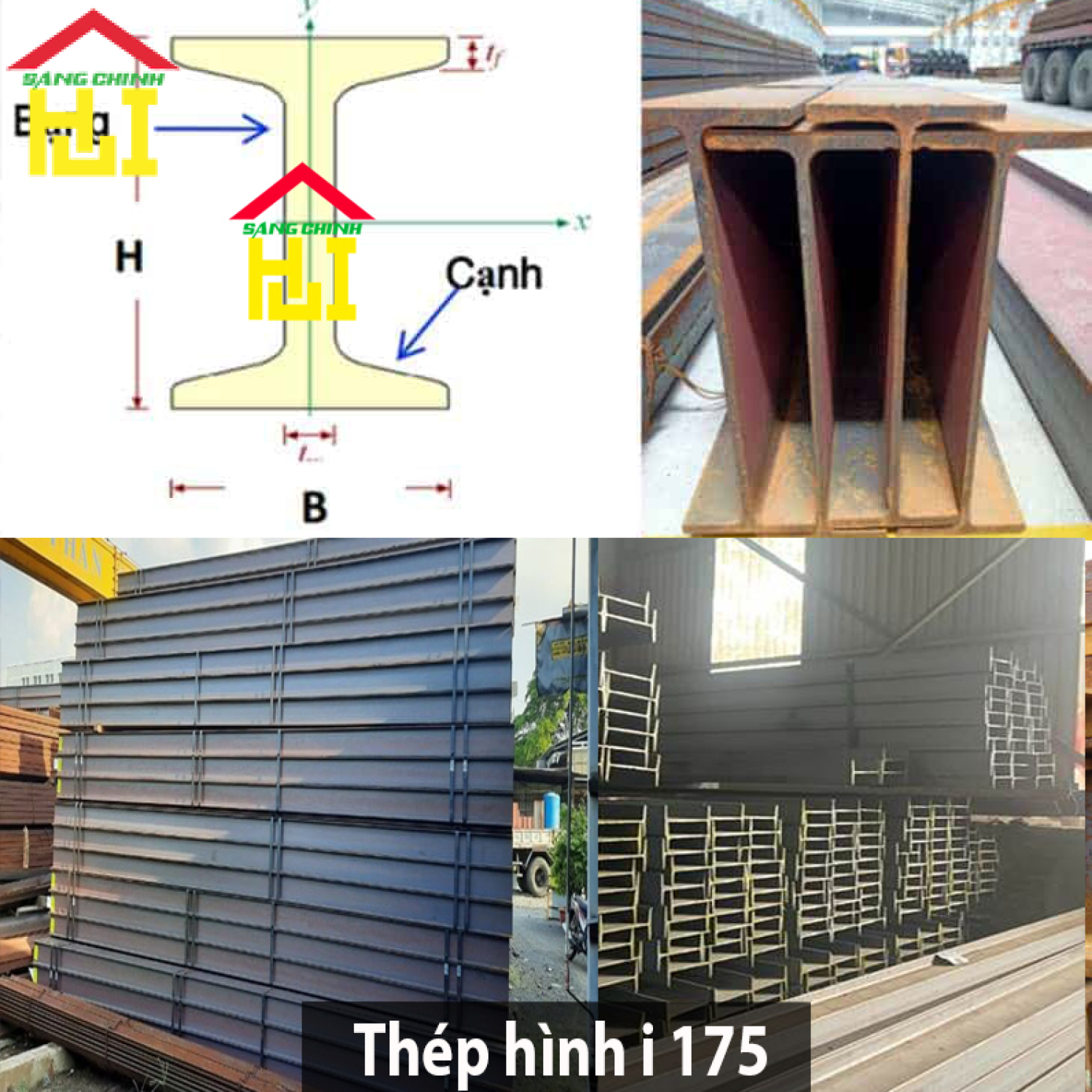 Thép hình i 175