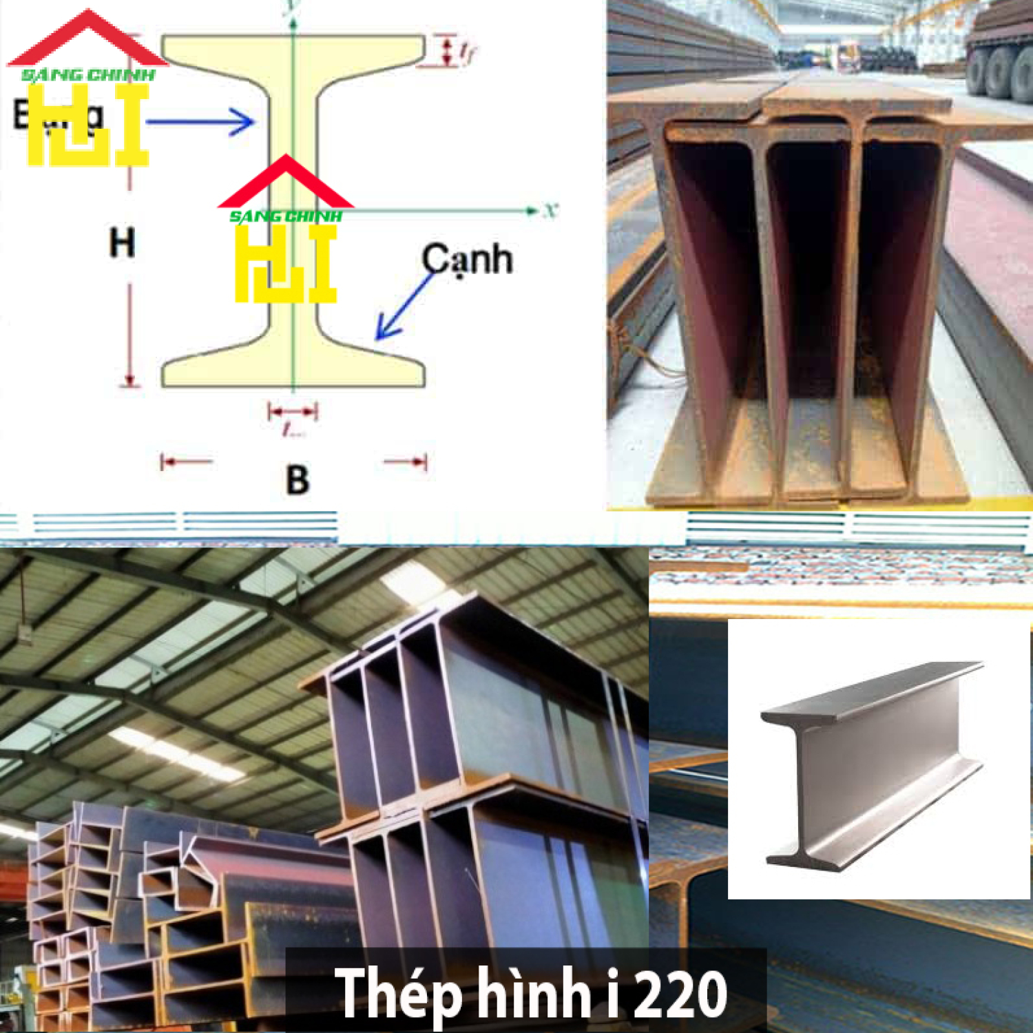 Thép hình i 220