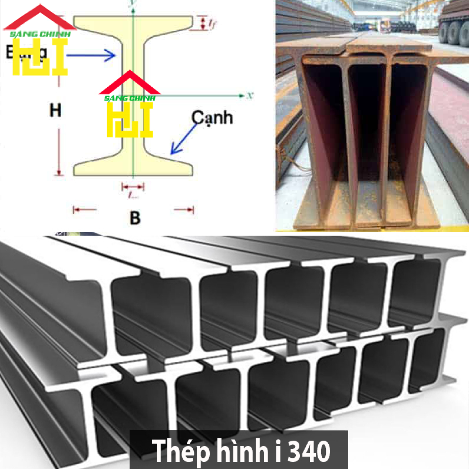 Thép hình i 340