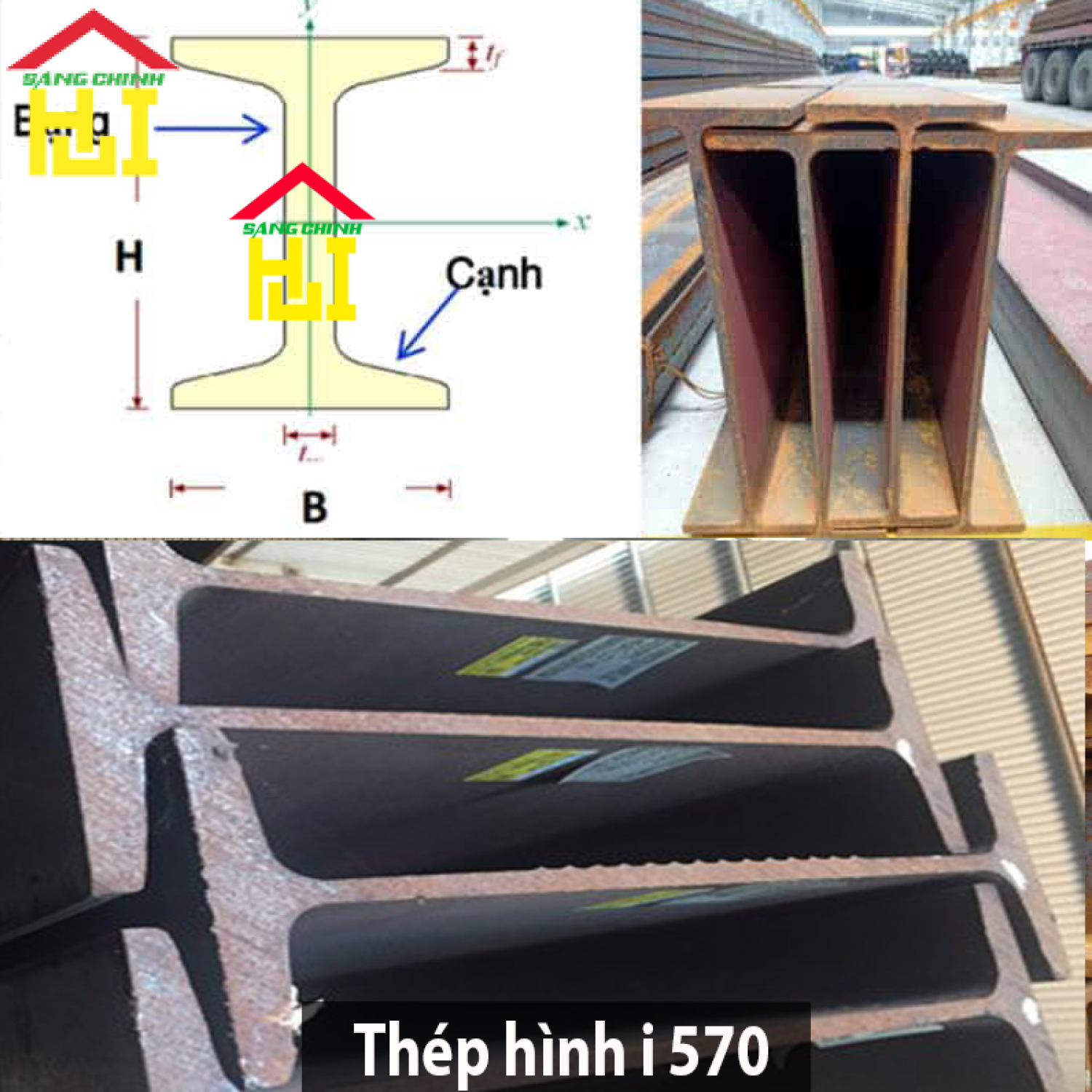 Thép hình i 570