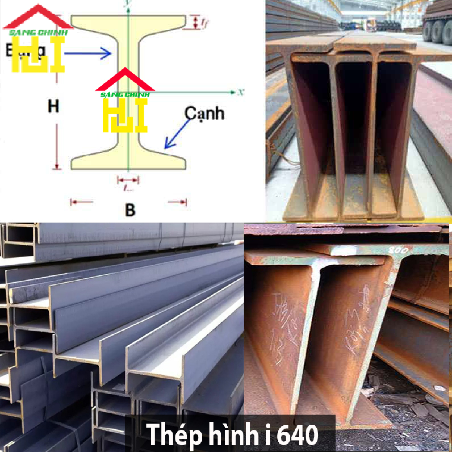 Thép hình i 640