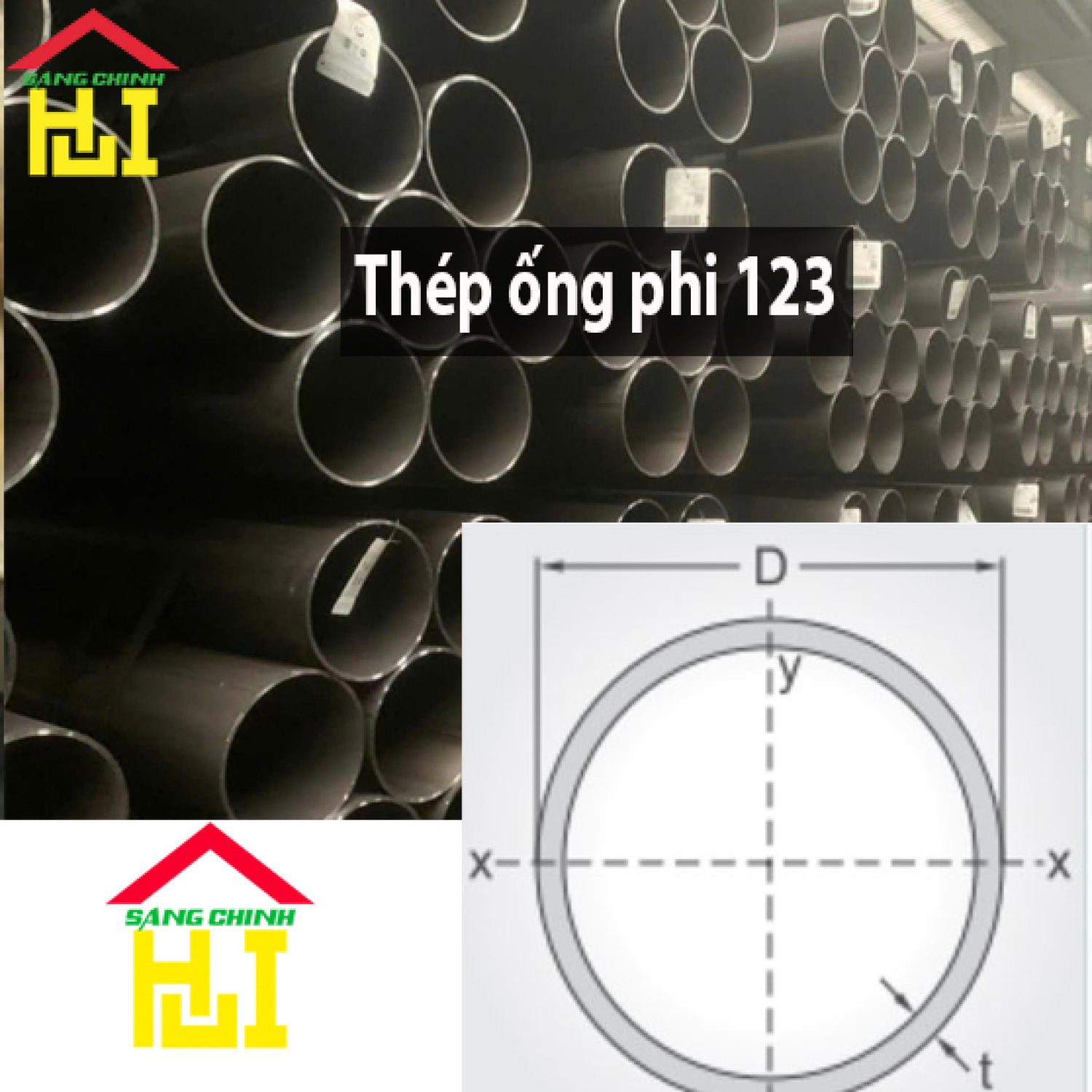 Thép ống phi 123