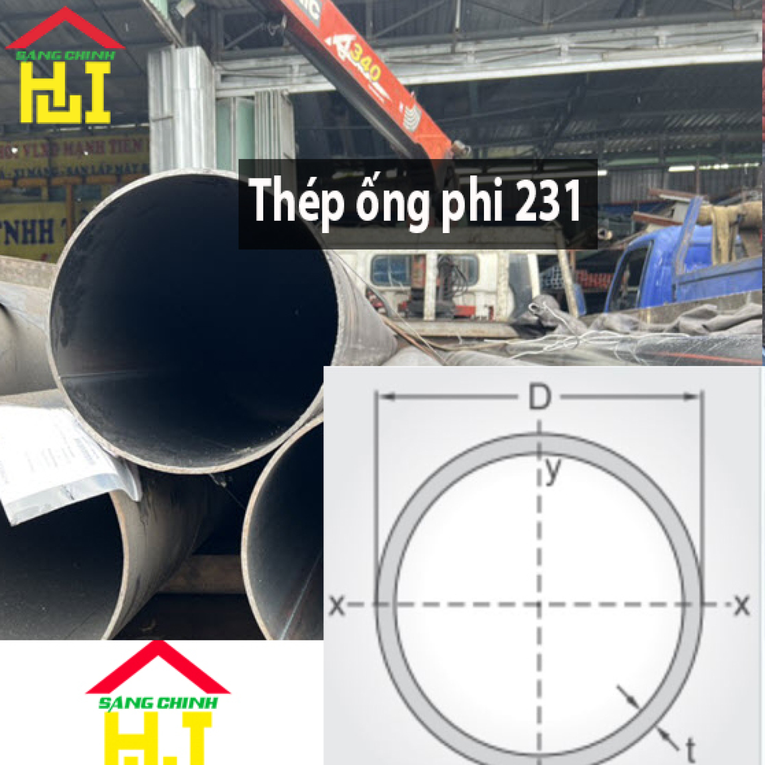Thép ống phi 231