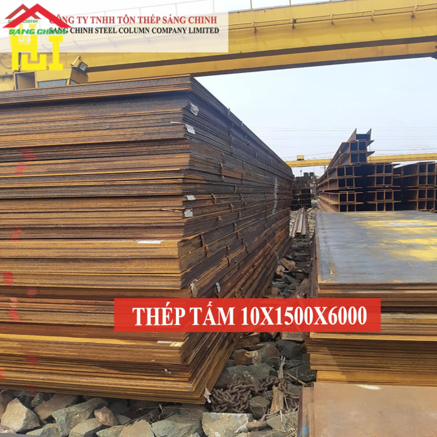 Thép tấm SS400/Q235B/A36 10 x 1500 x 6000