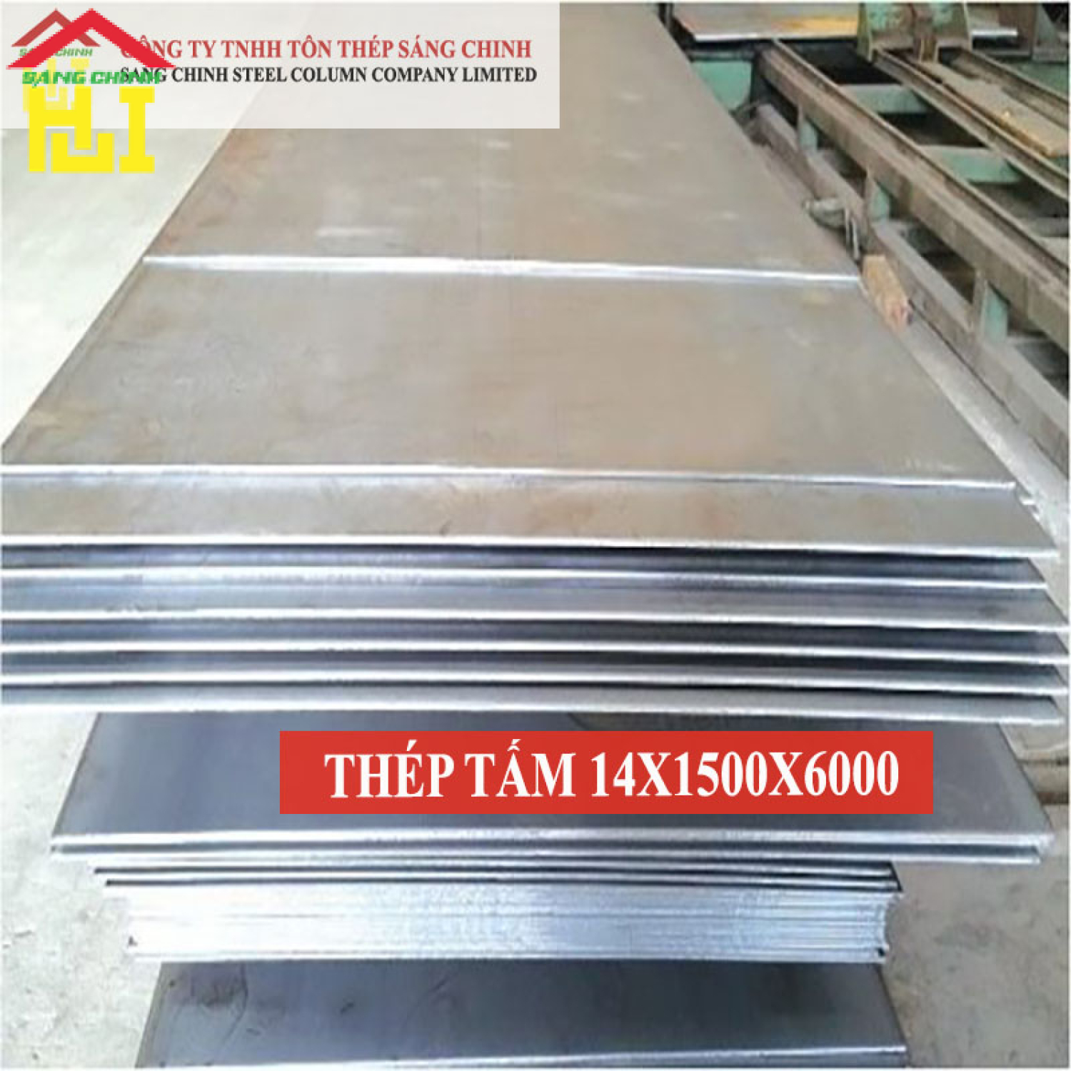 Thép tấm SS400/Q235B/A36 14 x 1500 x 6000